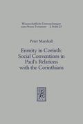 Marshall |  Enmity in Corinth: Social Conventions in Paul's Relations with the Corinthians | eBook | Sack Fachmedien
