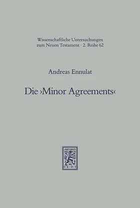 Ennulat |  Die "Minor Agreements" | eBook | Sack Fachmedien
