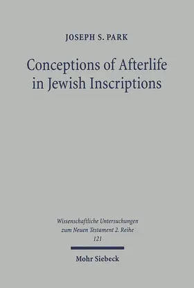 Park |  Conceptions of Afterlife in Jewish Inscriptions | eBook | Sack Fachmedien