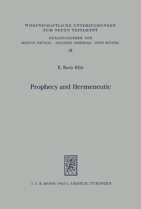 Ellis |  Prophecy and Hermeneutic in Early Christianity | eBook | Sack Fachmedien