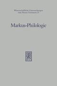 Cancik |  Markus-Philologie | eBook | Sack Fachmedien