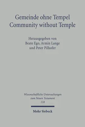 Ego / Ehlers / Lange |  Gemeinde ohne Tempel /Community without Temple | eBook | Sack Fachmedien