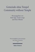 Ego / Ehlers / Lange |  Gemeinde ohne Tempel /Community without Temple | eBook | Sack Fachmedien
