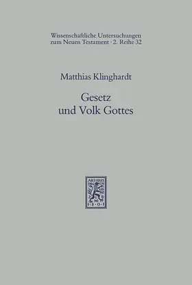 Klinghardt |  Gesetz und Volk Gottes | eBook | Sack Fachmedien