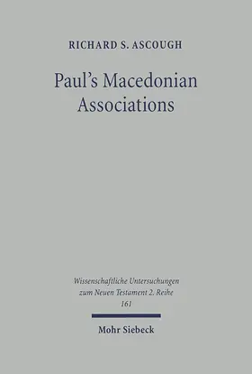 Ascough |  Paul's Macedonian Associations | eBook | Sack Fachmedien