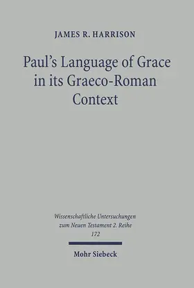 Harrison |  Paul's Language of Grace in its Graeco-Roman Context | eBook | Sack Fachmedien