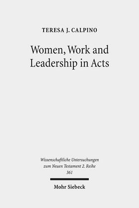Calpino | Women, Work and Leadership in Acts | E-Book | sack.de