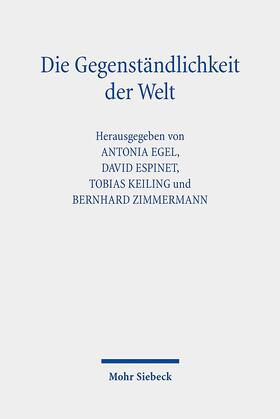 Egel / Espinet / Keiling | Die Gegenständlichkeit der Welt | Buch | sack.de