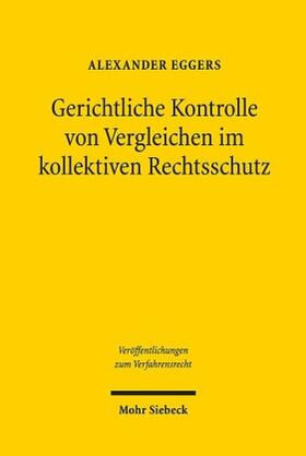 Eggers | Eggers, A: Gerichtliche Kontrolle von Vergleichen | Buch | sack.de