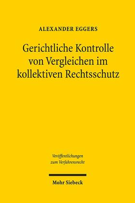 Eggers | Gerichtliche Kontrolle von Vergleichen im kollektiven Rechtsschutz | E-Book | sack.de