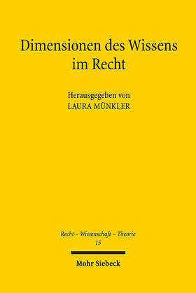 Münkler | Dimensionen des Wissens im Recht | E-Book | sack.de