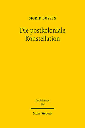 Boysen | Die postkoloniale Konstellation | E-Book | sack.de