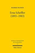 Hansen |  Erna Scheffler (1893-1983) | Buch |  Sack Fachmedien