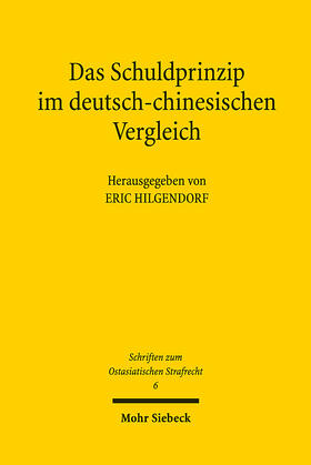 Hilgendorf | Das Schuldprinzip im deutsch-chinesischen Vergleich | E-Book | sack.de