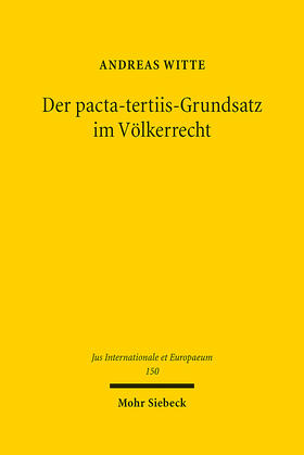 Witte | Der pacta-tertiis-Grundsatz im Völkerrecht | E-Book | sack.de