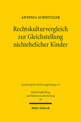Schnitzler | Rechtskulturvergleich zur Gleichstellung nichtehelicher Kinder | E-Book | sack.de