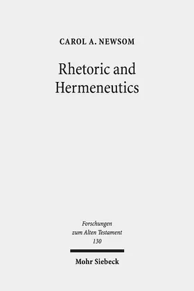 Newsom |  Rhetoric and Hermeneutics | eBook | Sack Fachmedien