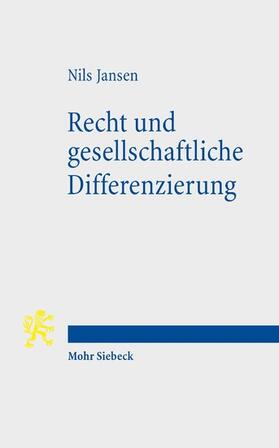 Jansen | Recht und gesellschaftliche Differenzierung | E-Book | sack.de