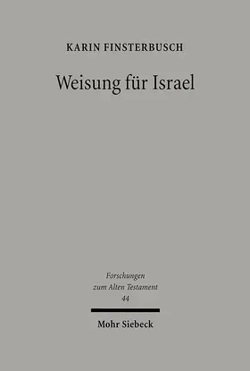 Finsterbusch |  Weisung für Israel | eBook | Sack Fachmedien