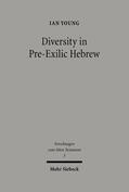 Young |  Diversity in Pre-Exilic Hebrew | eBook | Sack Fachmedien