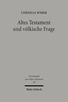 Weber |  Altes Testament und völkische Frage | eBook | Sack Fachmedien