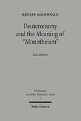 MacDonald |  Deuteronomy and the Meaning of "Monotheism" | eBook | Sack Fachmedien