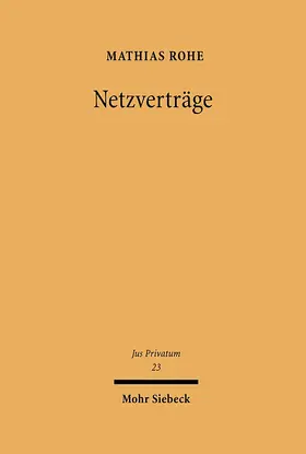 Rohe |  Netzverträge | eBook | Sack Fachmedien