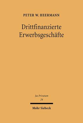 Heermann | Drittfinanzierte Erwerbsgeschäfte | E-Book | sack.de