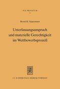 Oppermann |  Unterlassungsanspruch und materielle Gerechtigkeit im Wettbewerbsprozeß | eBook | Sack Fachmedien