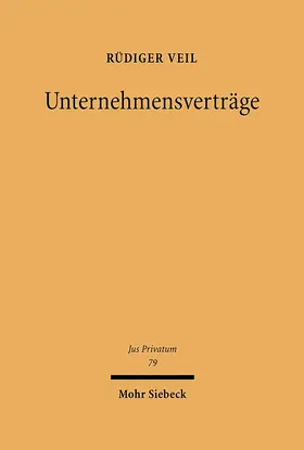 Veil | Unternehmensverträge | E-Book | www.sack.de