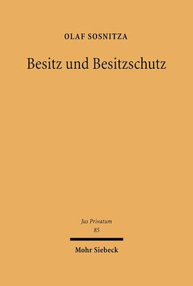 Sosnitza | Besitz und Besitzschutz | E-Book | sack.de