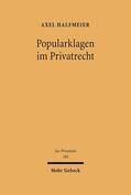 Halfmeier |  Popularklagen im Privatrecht | eBook | Sack Fachmedien
