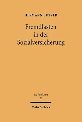 Butzer | Fremdlasten in der Sozialversicherung | E-Book | www.sack.de