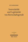 Schliesky |  Souveränität und Legitimität von Herrschaftsgewalt | eBook | Sack Fachmedien