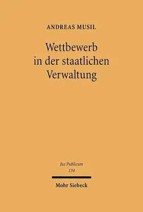 Musil |  Wettbewerb in der staatlichen Verwaltung | eBook | Sack Fachmedien