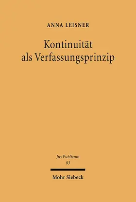 Leisner | Kontinuität als Verfassungsprinzip | E-Book | sack.de