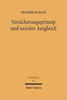 Hase |  Versicherungsprinzip und sozialer Ausgleich | eBook | Sack Fachmedien