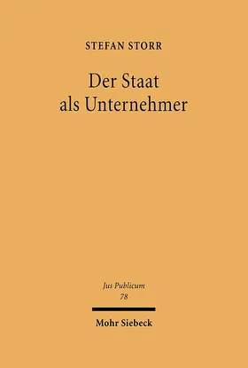 Storr |  Der Staat als Unternehmer | eBook | Sack Fachmedien
