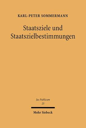 Sommermann |  Staatsziele und Staatszielbestimmungen | eBook | Sack Fachmedien