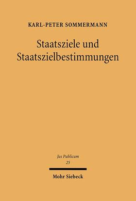 Sommermann | Staatsziele und Staatszielbestimmungen | E-Book | sack.de