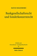 Negenborn |  Bankgesellschaftsrecht und Sonderkonzernrecht | eBook | Sack Fachmedien