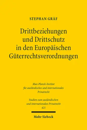 Gräf | Drittbeziehungen und Drittschutz in den Europäischen Güterrechtsverordnungen | E-Book | sack.de