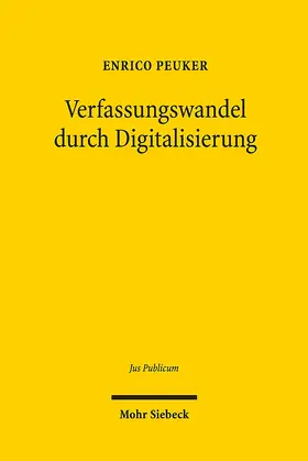 Peuker | Verfassungswandel durch Digitalisierung | Buch | 978-3-16-158210-3 | www.sack.de