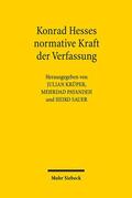 Krüper / Payandeh / Sauer |  Konrad Hesses normative Kraft der Verfassung | Buch |  Sack Fachmedien