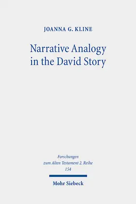 Kline |  Narrative Analogy in the David Story | Buch |  Sack Fachmedien