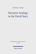 Kline |  Narrative Analogy in the David Story | Buch |  Sack Fachmedien
