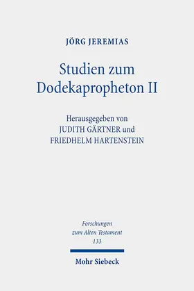 Jeremias / Gärtner / Hartenstein |  Studien zum Dodekapropheton II | Buch |  Sack Fachmedien