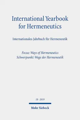 Figal / Zimmermann |  International Yearbook for Hermeneutics/Internationales Jahrbuch für Hermeneutik | Buch |  Sack Fachmedien