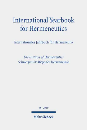 Figal / Zimmermann |  International Yearbook for Hermeneutics/Internationales Jahrbuch für Hermeneutik | eBook | Sack Fachmedien