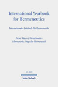 Figal / Zimmermann |  International Yearbook for Hermeneutics/Internationales Jahrbuch für Hermeneutik | eBook | Sack Fachmedien